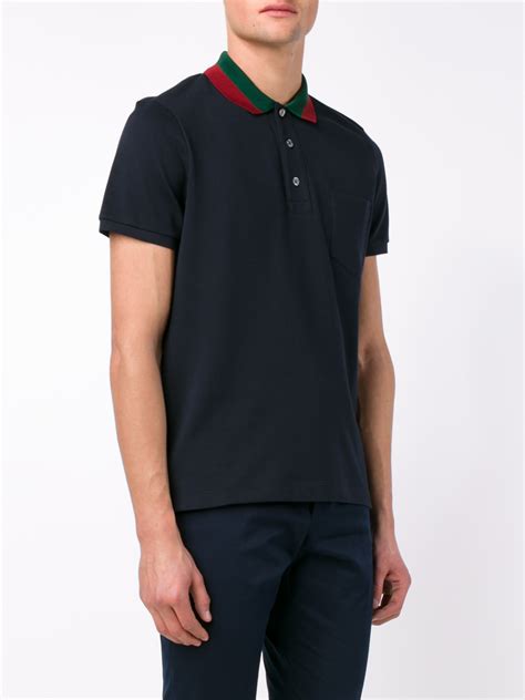 green gucci shirt mens|gucci navy striped polo shirt.